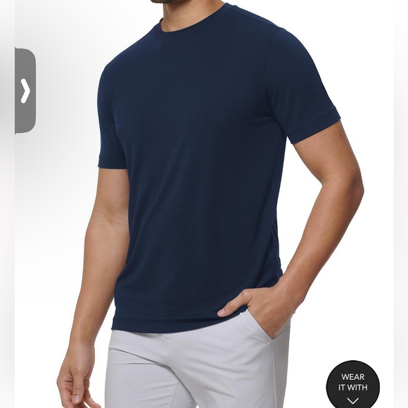 Mizzen+Main Other - Mizzen+main Knox  SS T-Shirt  Navy Solid Sz L